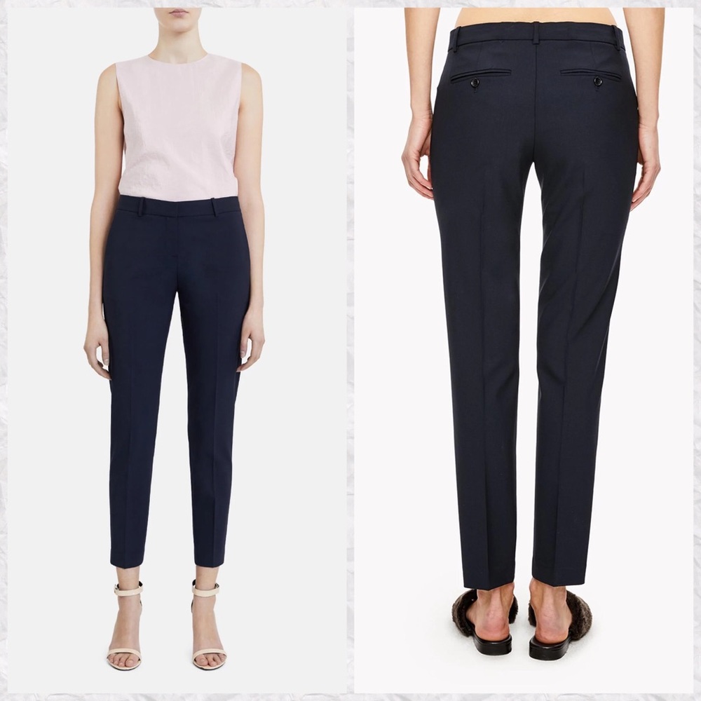 COPY - Theory Testra 28 Stretch Wool Ankle Pants